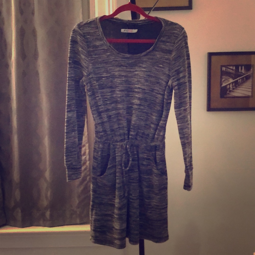Long Sleeve Casual Sweater Dress